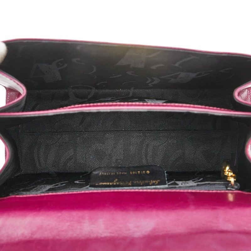 Salvatore Ferragamo Salvatore Ferragamo Salvatore Ferragamo Gancini Leather 2way Bag Leather Shoulder Bag O212181 Size ONE SIZE - 6 Thumbnail