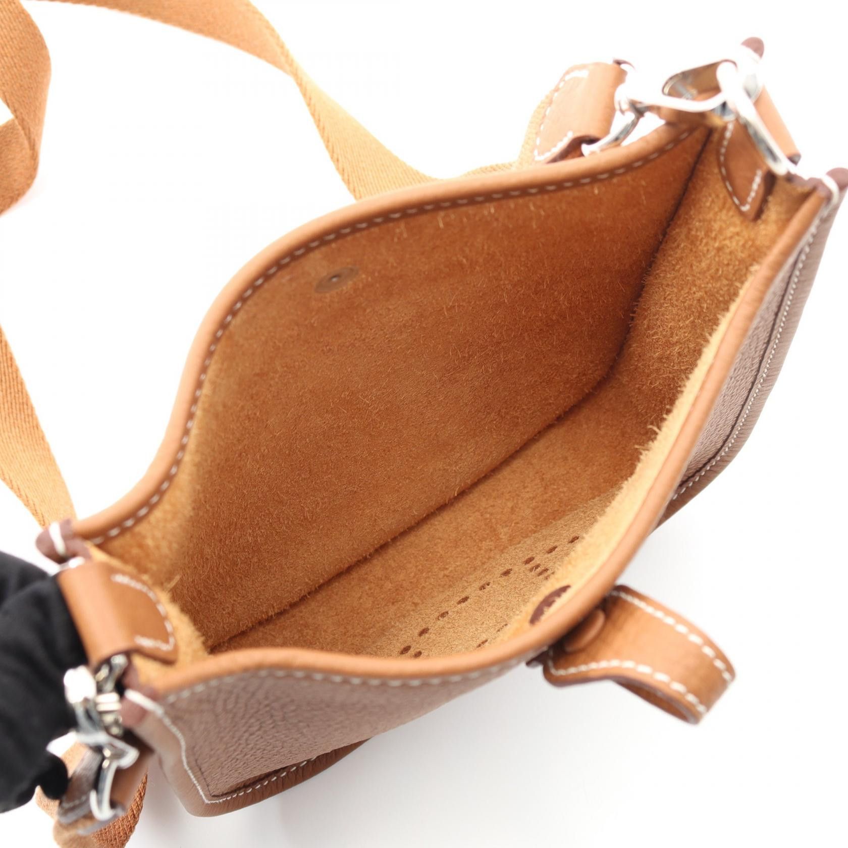 Hermes Hermes Hermes Evelyne TPM Taurillon Clemence Shoulder Bag Leather Shoulder Bag Stamp W (2024) Size ONE SIZE - 3 Thumbnail