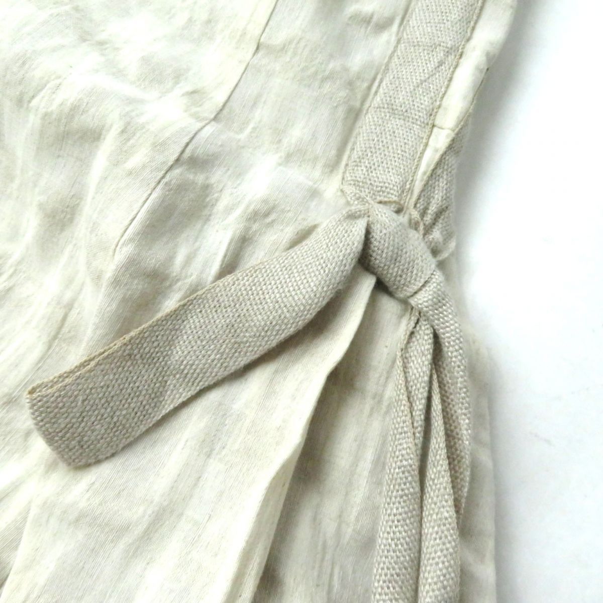 Other Other FOXEY One Piece Linen Dress Natural Material Dresses 41885 Size ONE SIZE - 7 Thumbnail