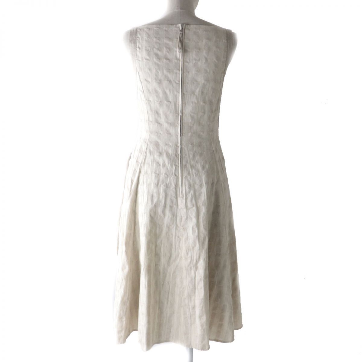 Other Other FOXEY One Piece Linen Dress Natural Material Dresses 41885 Size ONE SIZE - 3 Thumbnail