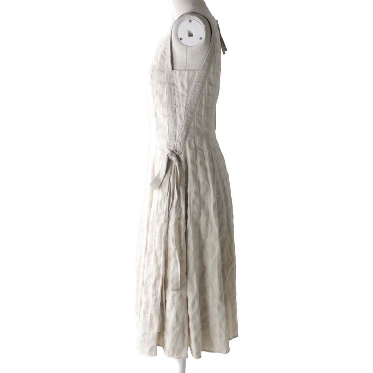 Other Other FOXEY One Piece Linen Dress Natural Material Dresses 41885 Size ONE SIZE - 2 Thumbnail