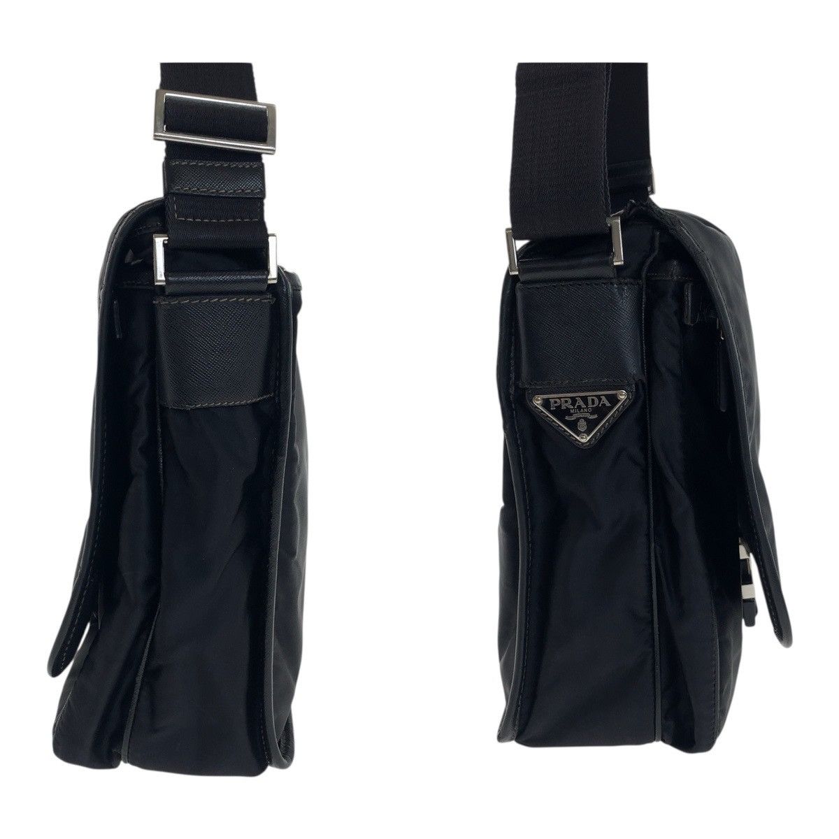 Prada Prada Prada Tessuto Triangle Logo Plate Nylon Shoulder Bag Others Shoulder Bag DUTY FREE for USA Size ONE SIZE - 8 Thumbnail