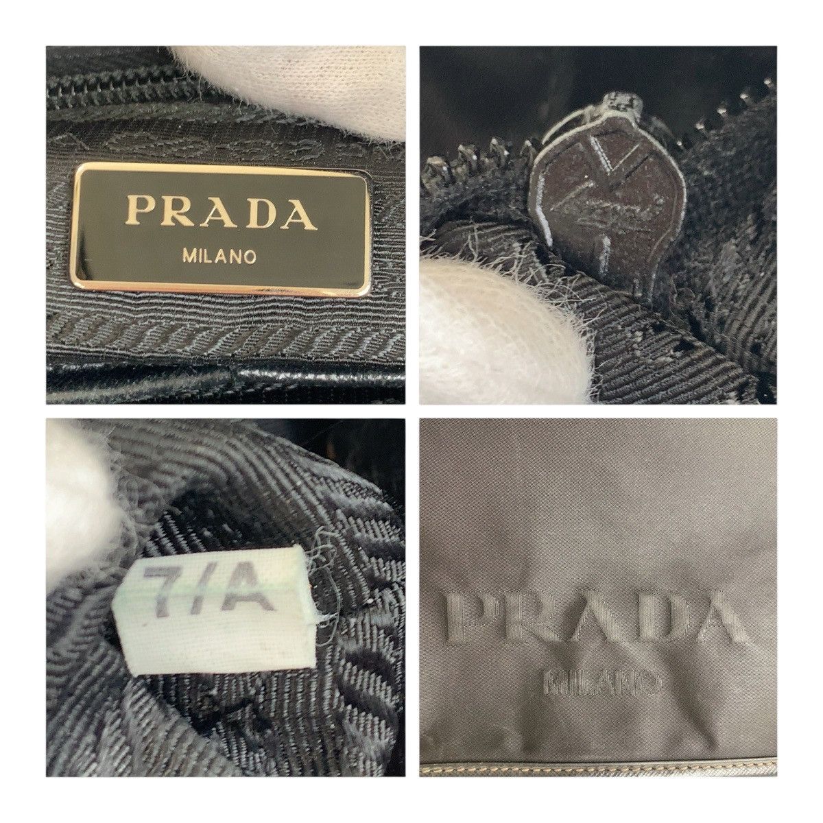 Prada Prada Prada Tessuto Triangle Logo Plate Nylon Shoulder Bag Others Shoulder Bag DUTY FREE for USA Size ONE SIZE - 4 Thumbnail