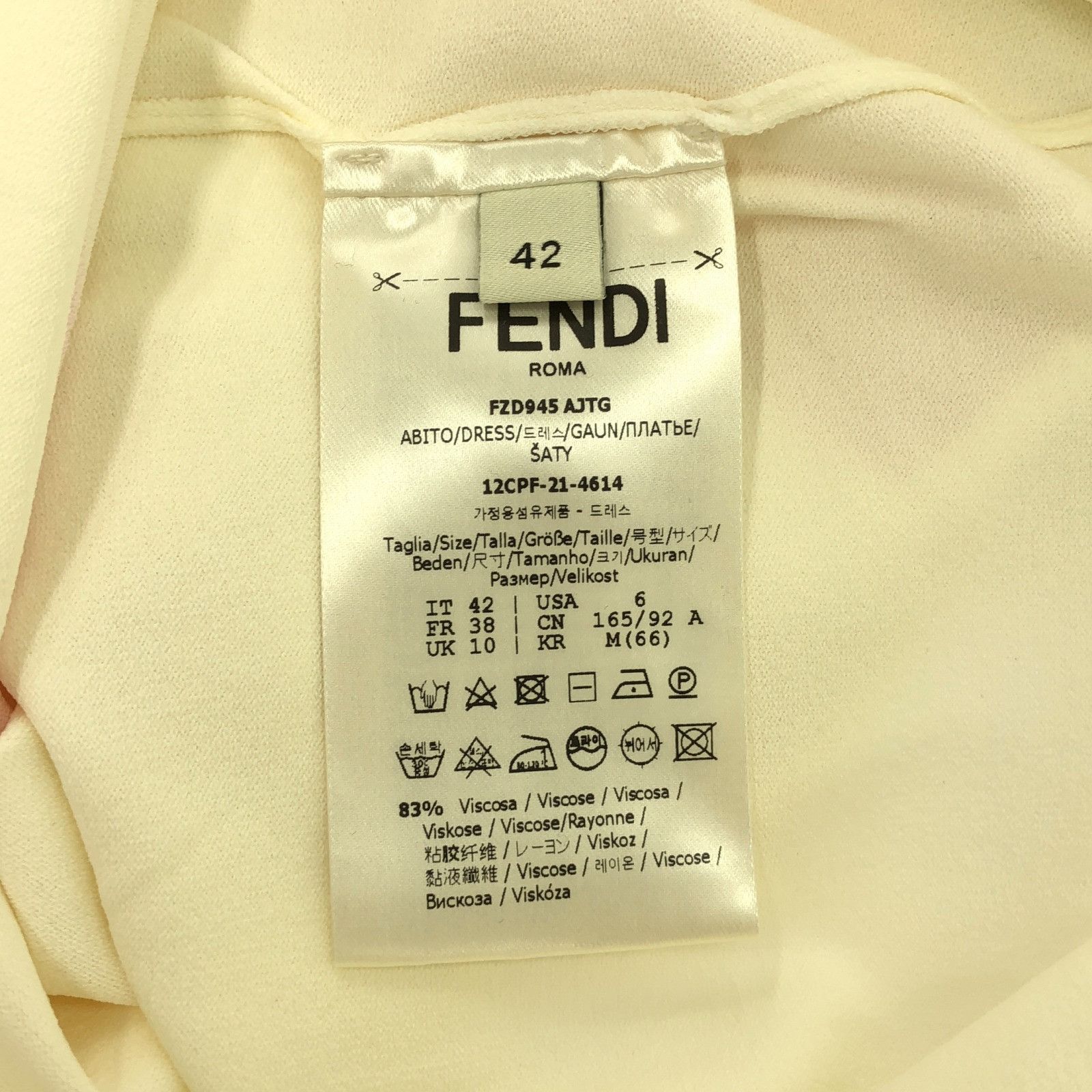 Fendi Fendi Fendi Dress Rayon Dress Others Dresses Size ONE SIZE - 6 Thumbnail
