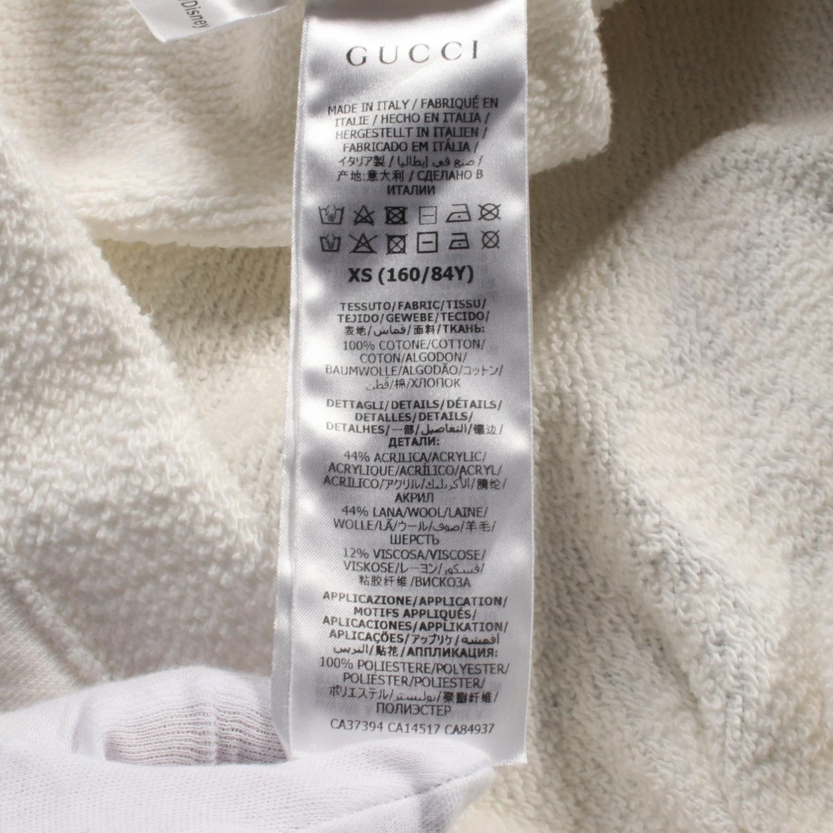 Gucci Gucci Gucci GUCCI × Disney Cotton Hoodie Cotton Sweatshirts & Hoodies 652682 XJDCW Size ONE SIZE - 4 Thumbnail