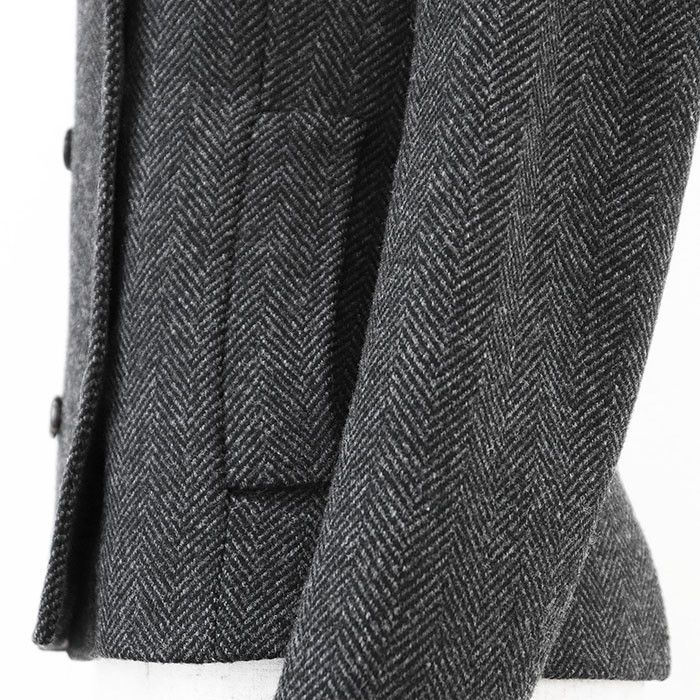 Dolce & Gabbana Dolce & Gabbana Dolce&Gabbana Herringbone Sable Tweed Jacket Natural Material Outerwear Size ONE SIZE - 15 Thumbnail