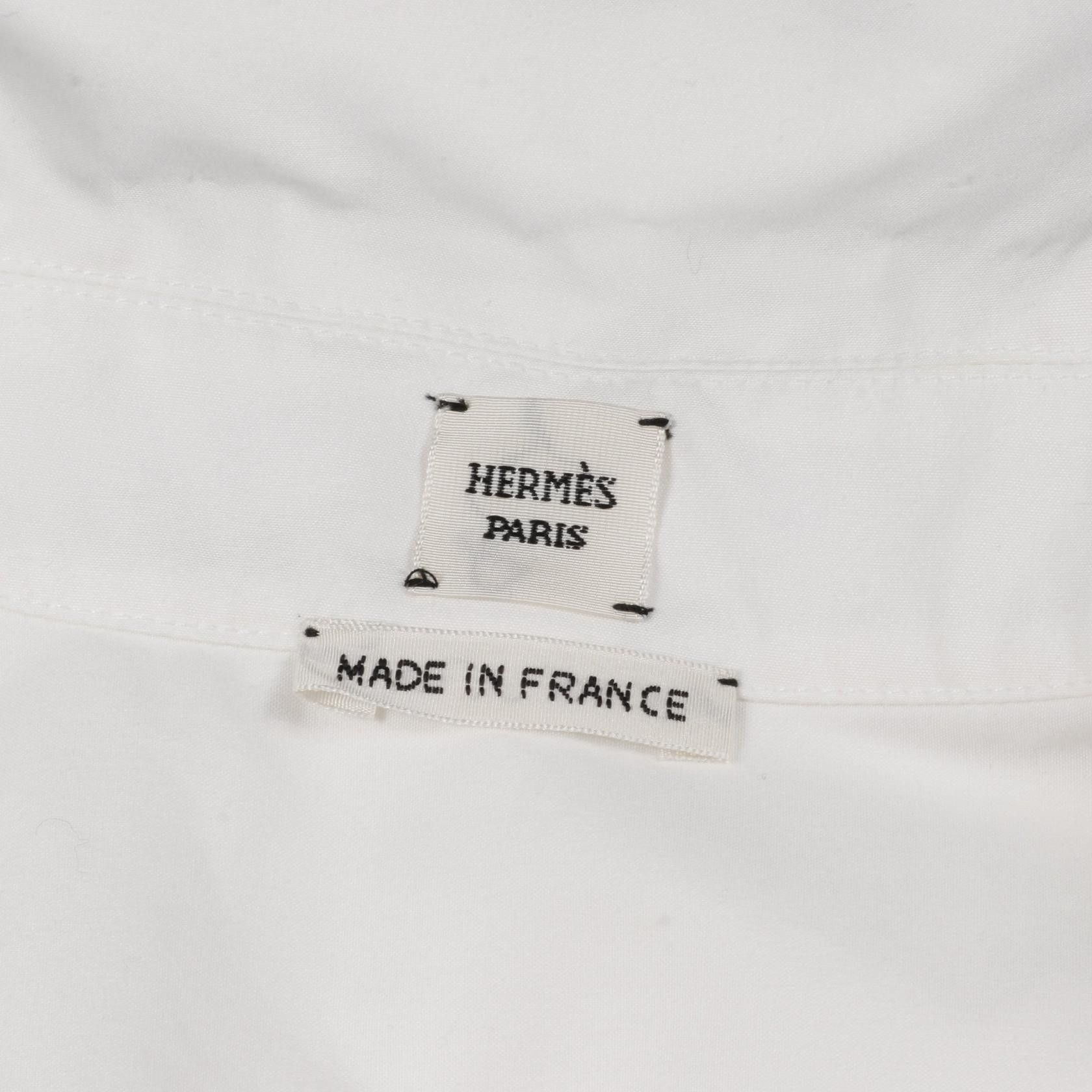 Hermes Hermes Hermes 3E0565DT Cotton Dress Cotton Dresses Size ONE SIZE - 3 Thumbnail