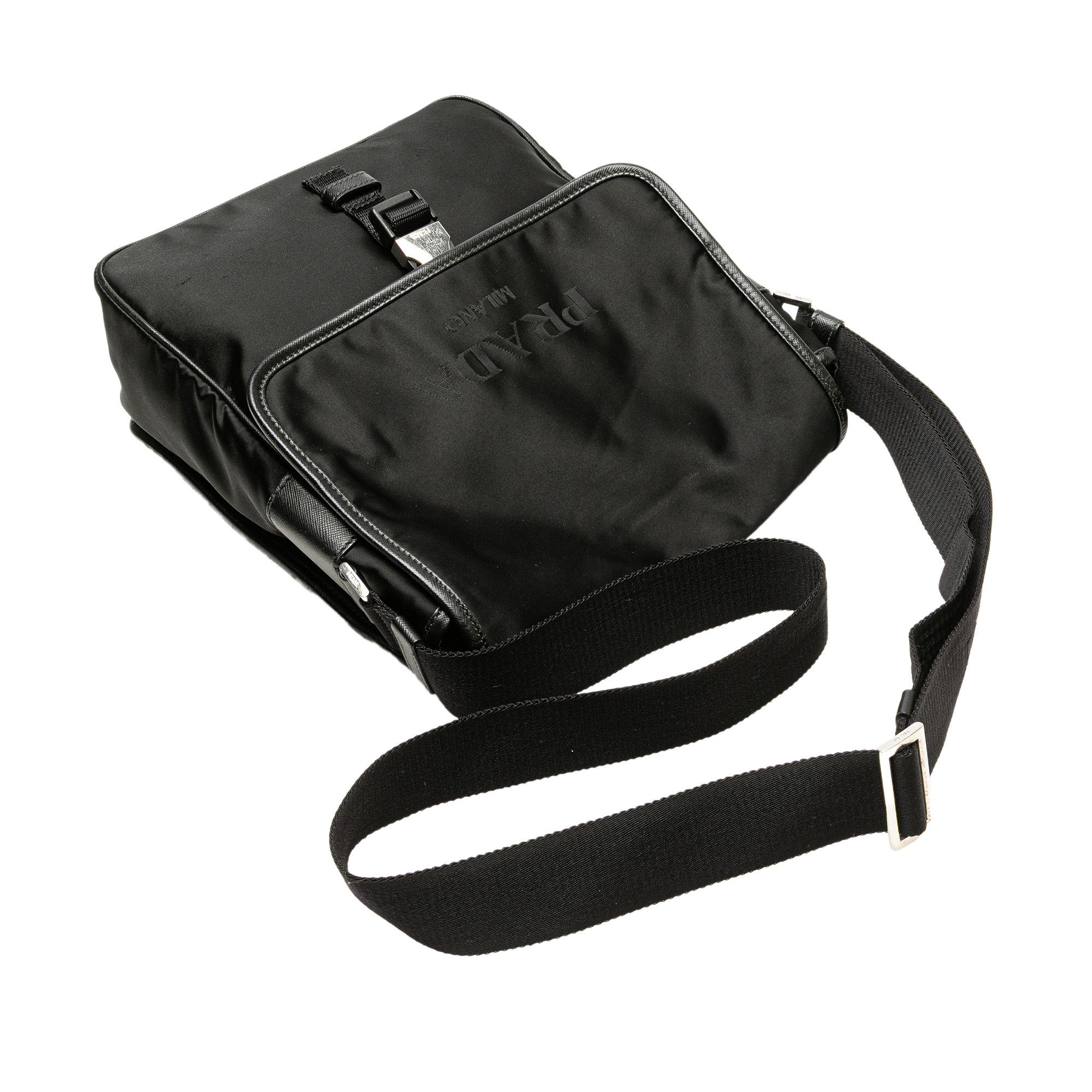 Prada Prada Tessuto Buckle Messenger Bag Size ONE SIZE - 9 Thumbnail