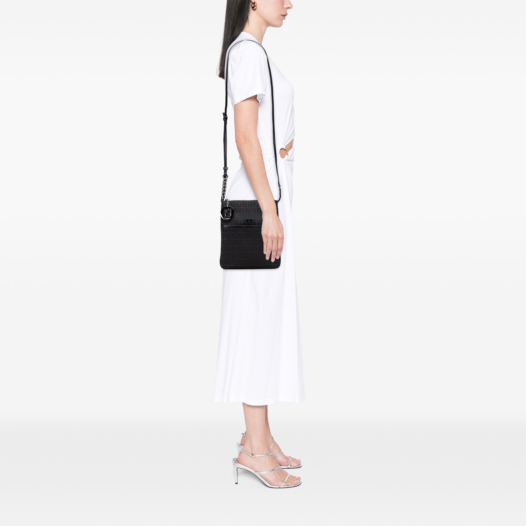 Fendi Fendi Zucchino Canvas Crossbody Size ONE SIZE - 9 Thumbnail
