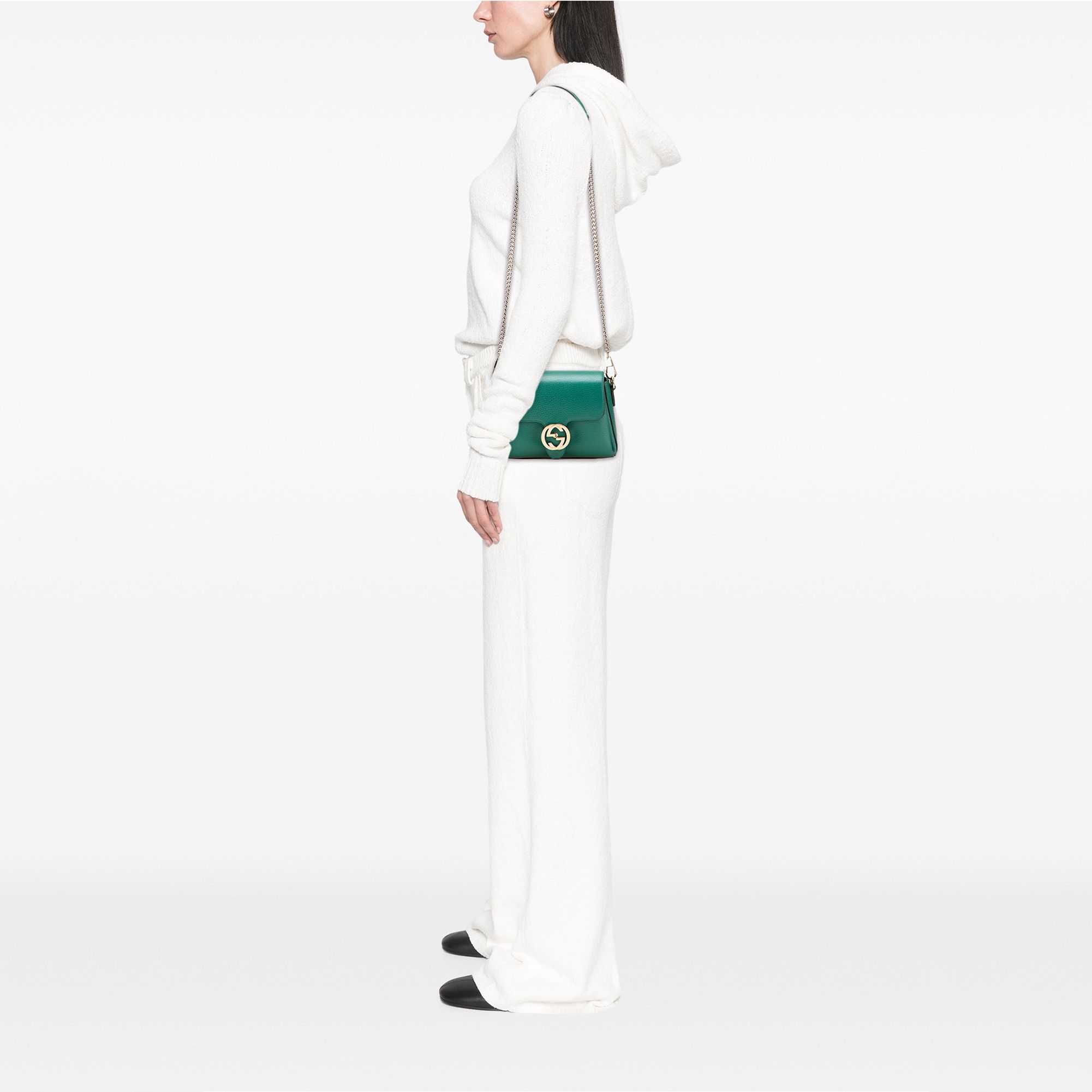 Gucci Gucci Small Dollar Calfskin Interlocking G Crossbody Size ONE SIZE - 10 Thumbnail