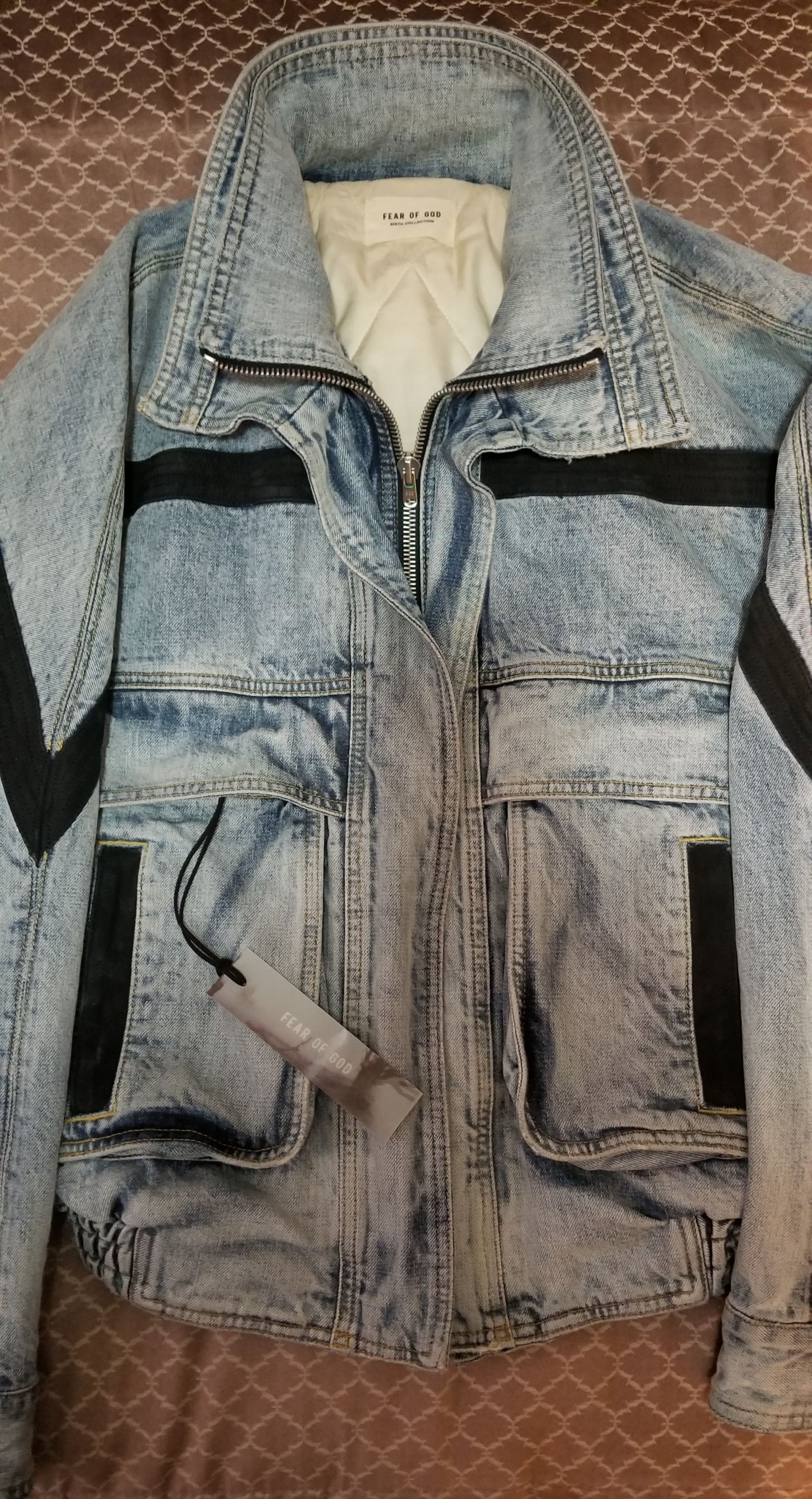 Fear of God Fear of God sixth collection denim ski jacket | Grailed