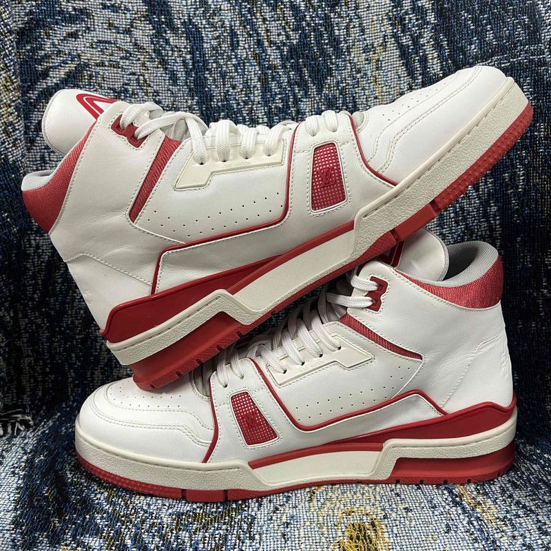 Louis Vuitton Louis Vuitton High-Top Trainer Sneakers for Men 0079 Size US 10 / EU 43 - 7 Thumbnail