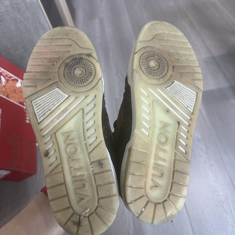 Louis Vuitton Louis Vuitton Fashion Casual Sneakers in Brown 0079 Size US 10 / EU 43 - 4 Thumbnail