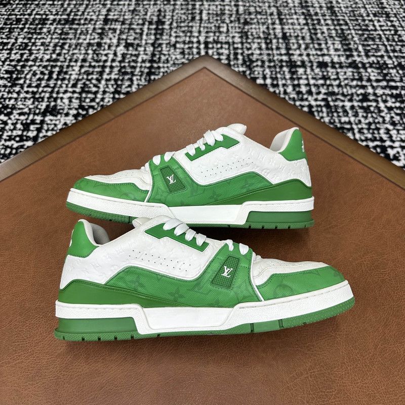 Louis Vuitton Louis Vuitton Trainer Leather Low-Top Sneakers 0079 Size US 8 / IT 38 - 7 Thumbnail