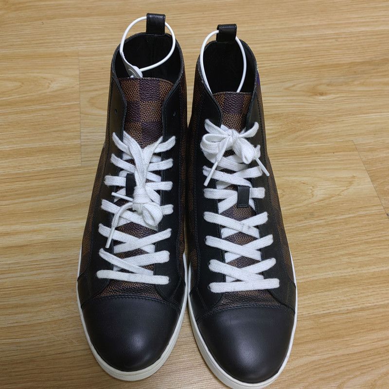 Louis Vuitton Louis Vuitton Tattoo Series Brown Checkered Casual Sneakers 0079 Size US 9 / EU 42 - 2 Thumbnail