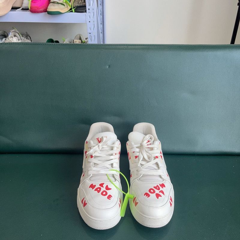 Louis Vuitton Nigo x LOUIS VUITTON Trainer Casual Low-Top Sneakers 0079 Size US 15 / EU 48 - 2 Thumbnail