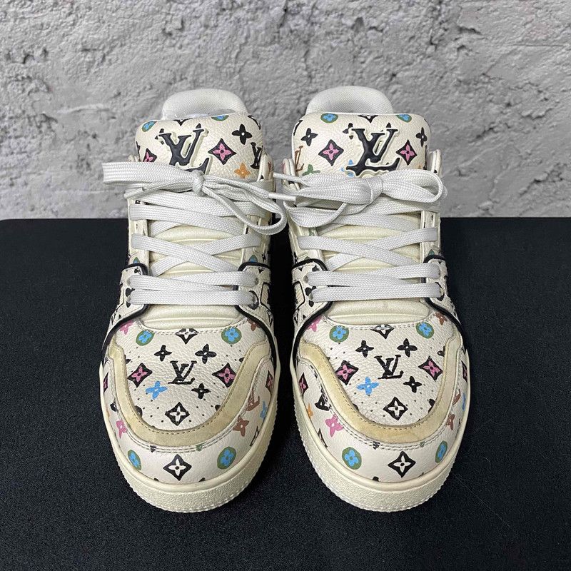 Louis Vuitton Louis Vuitton Tyler Trainer Beige Low-top Sneakers 0079 Size US 10 / EU 43 - 2 Thumbnail