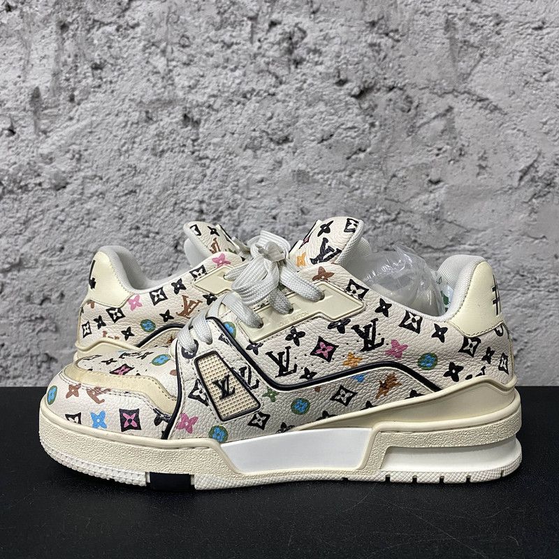 Louis Vuitton Louis Vuitton Tyler Trainer Beige Low-top Sneakers 0079 Size US 10 / EU 43 - 8 Thumbnail