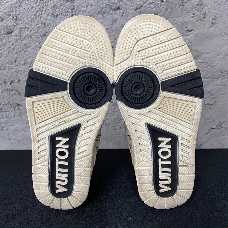 Louis Vuitton Louis Vuitton Tyler Trainer Beige Low-top Sneakers 0079 Size US 10 / EU 43 - 4 Thumbnail