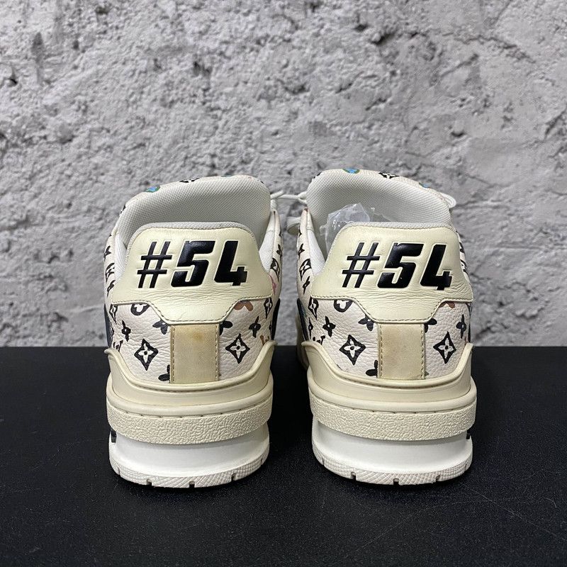 Louis Vuitton Louis Vuitton Tyler Trainer Beige Low-top Sneakers 0079 Size US 10 / EU 43 - 3 Thumbnail