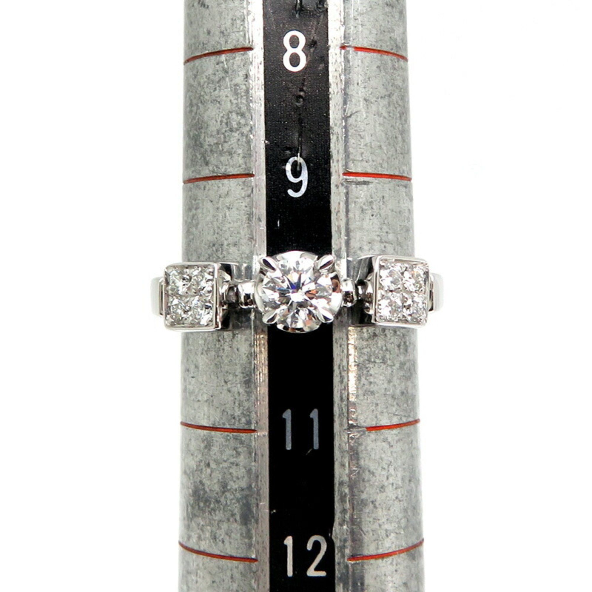 Bvlgari Bvlgari 0.30ct Diamond Lucia Ladies Ring, 750 White Gold, Size 10 Size ONE SIZE - 7 Thumbnail