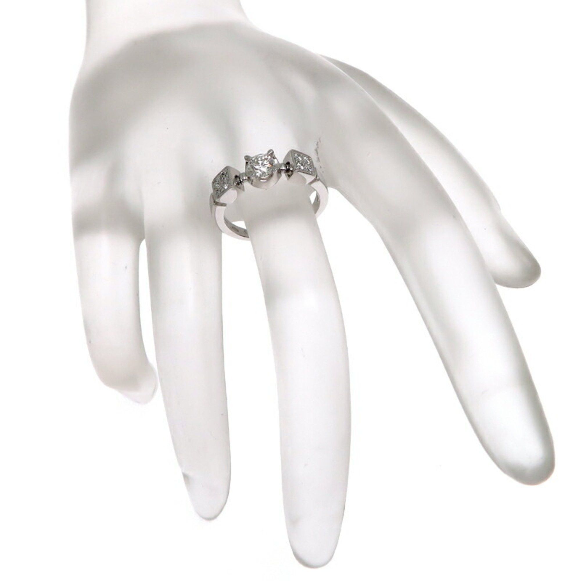 Bvlgari Bvlgari 0.30ct Diamond Lucia Ladies Ring, 750 White Gold, Size 10 Size ONE SIZE - 8 Thumbnail