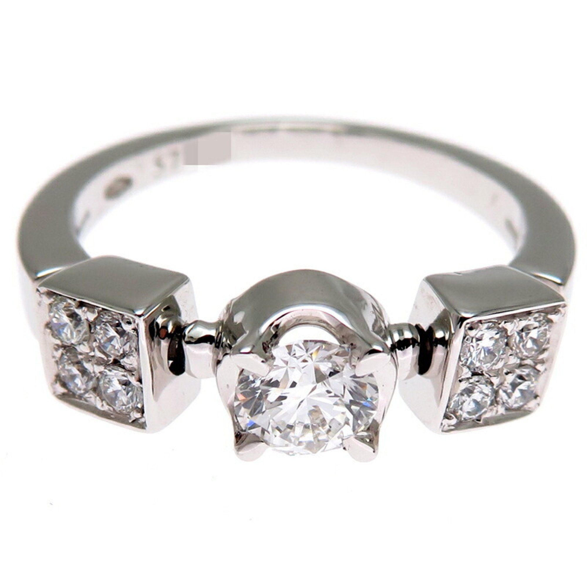 Bvlgari Bvlgari 0.30ct Diamond Lucia Ladies Ring, 750 White Gold, Size 10 Size ONE SIZE - 4 Thumbnail