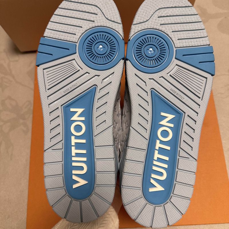 Louis Vuitton Tyler x Louis Vuitton Trainer Low-top Sneakers 0079 Size US 10 / EU 43 - 4 Thumbnail