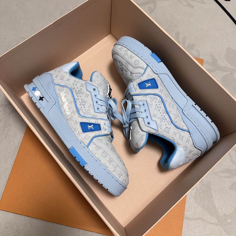 Louis Vuitton Tyler x Louis Vuitton Trainer Low-top Sneakers 0079 Size US 10 / EU 43 - 6 Thumbnail