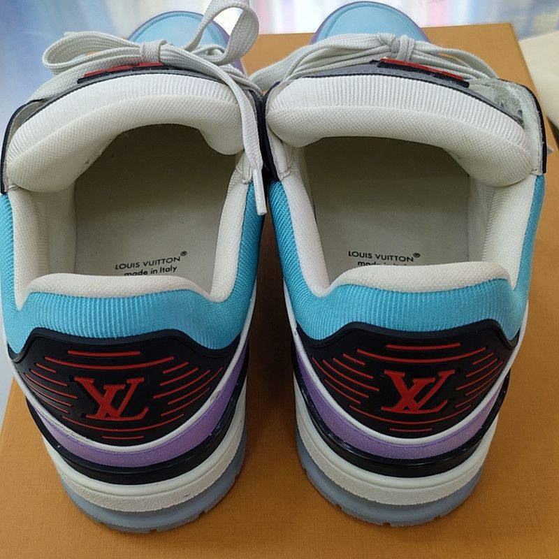 Louis Vuitton Louis Vuitton Trainer Low Top Sneakers for Women 0079 Size US 10 / IT 40 - 3 Thumbnail