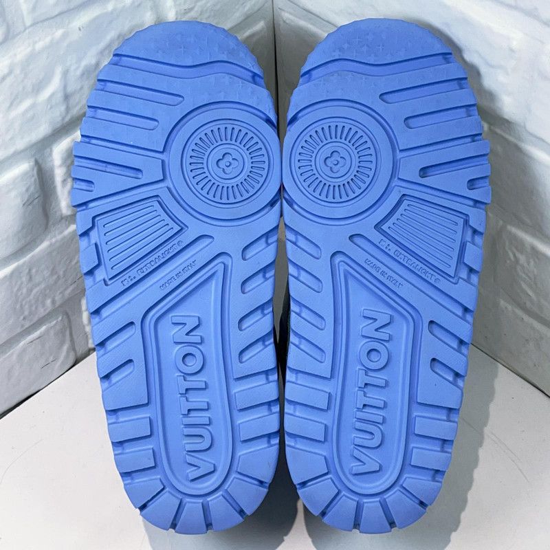 Louis Vuitton Louis Vuitton Trainer Maxi Blue Low-Top Sneakers 0079 Size US 10.5 / EU 43-44 - 5 Thumbnail
