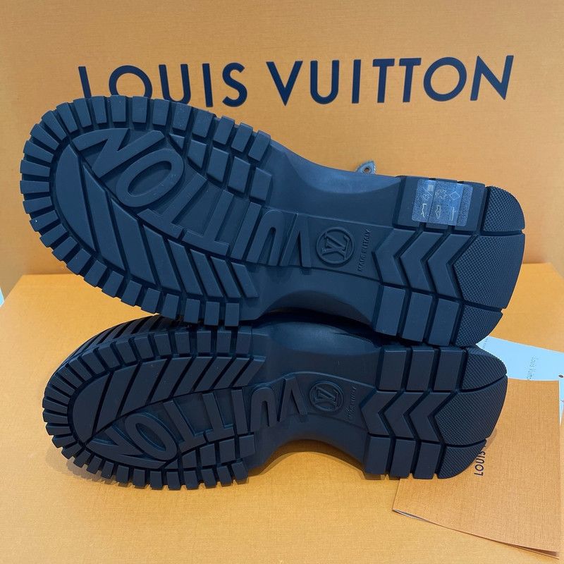 Louis Vuitton Louis Vuitton Black Leather Trendy Ankle Boots 0079 Size US 6 / IT 36 - 4 Thumbnail
