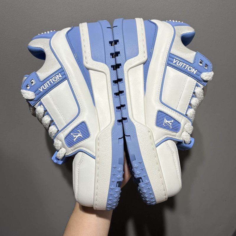 Louis Vuitton Louis Vuitton Trainer Maxi Low Top Sneakers 0079 Size US 7 / IT 37 - 7 Thumbnail