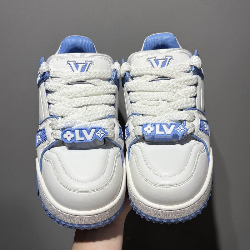 Louis Vuitton Louis Vuitton Trainer Maxi Low Top Sneakers 0079 Size US 7 / IT 37 - 2 Thumbnail