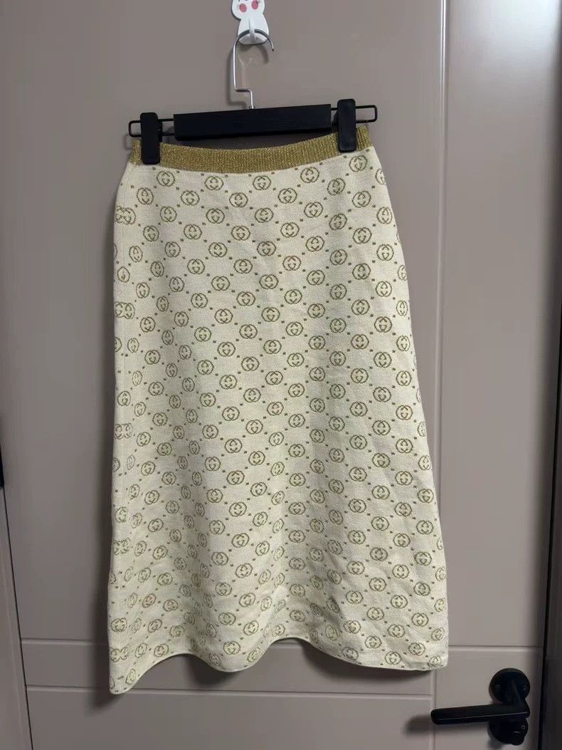 Gucci Gucci Logo Wool Long Skirt Size US 26 / EU 42 - 2 Thumbnail