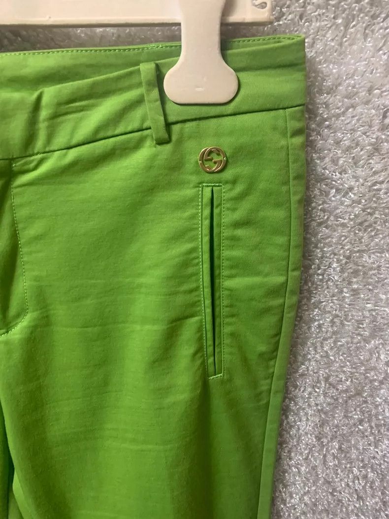 Gucci Gucci Men's Green Casual Cropped Pants Size US 32 / EU 48 - 3 Thumbnail