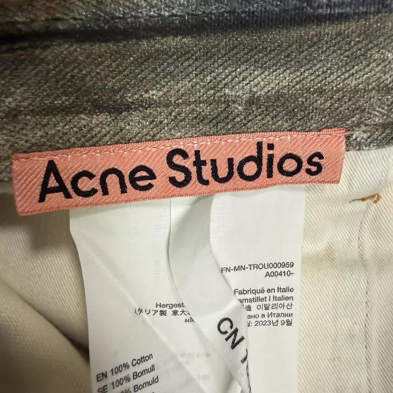 Acne Studios Acne Studios FW23 Distressed Wide-Leg Jeans Size US 44 / EU 60 - 4 Thumbnail