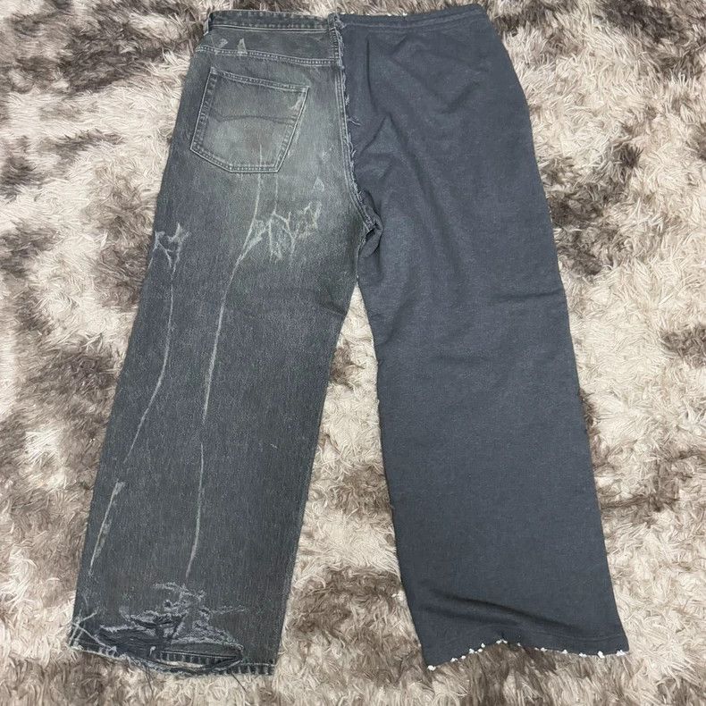 Balenciaga Balenciaga 24Summer spliced denim sweatpants Size US 26 / EU 42 - 2 Thumbnail