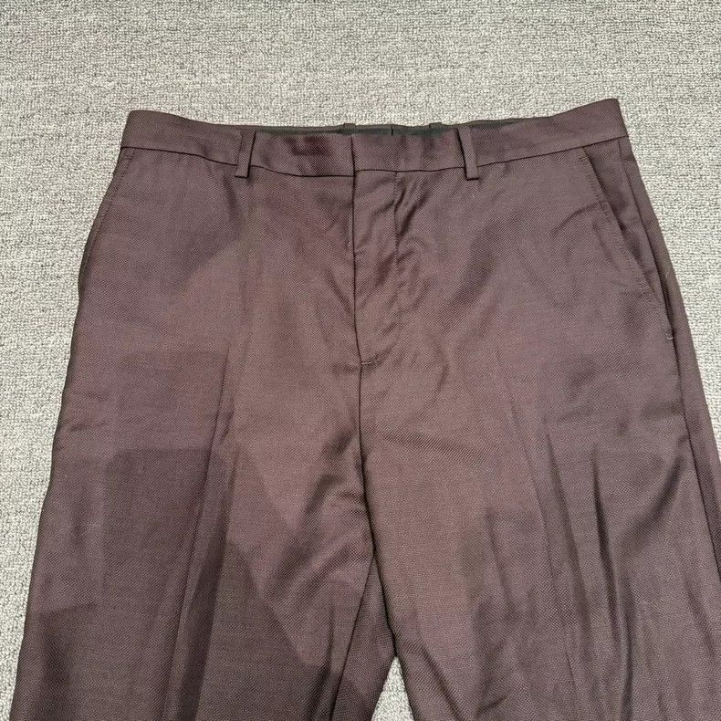 Acne Studios Acne Studios Burgundy Tailored Trousers Size US 34 / EU 50 - 3 Thumbnail