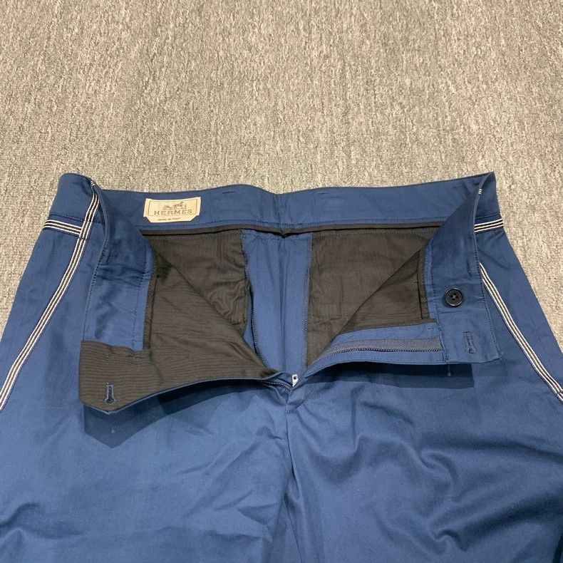 Hermes Hermes Dark Blue Casual Trousers Size US 44 / EU 60 - 5 Thumbnail