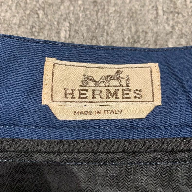 Hermes Hermes Dark Blue Casual Trousers Size US 44 / EU 60 - 7 Thumbnail