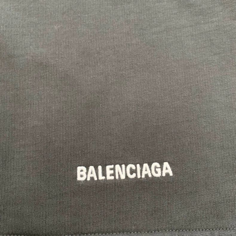 Balenciaga Balenciaga Black Embroidered Logo Shorts Size US 30 / EU 46 - 7 Thumbnail