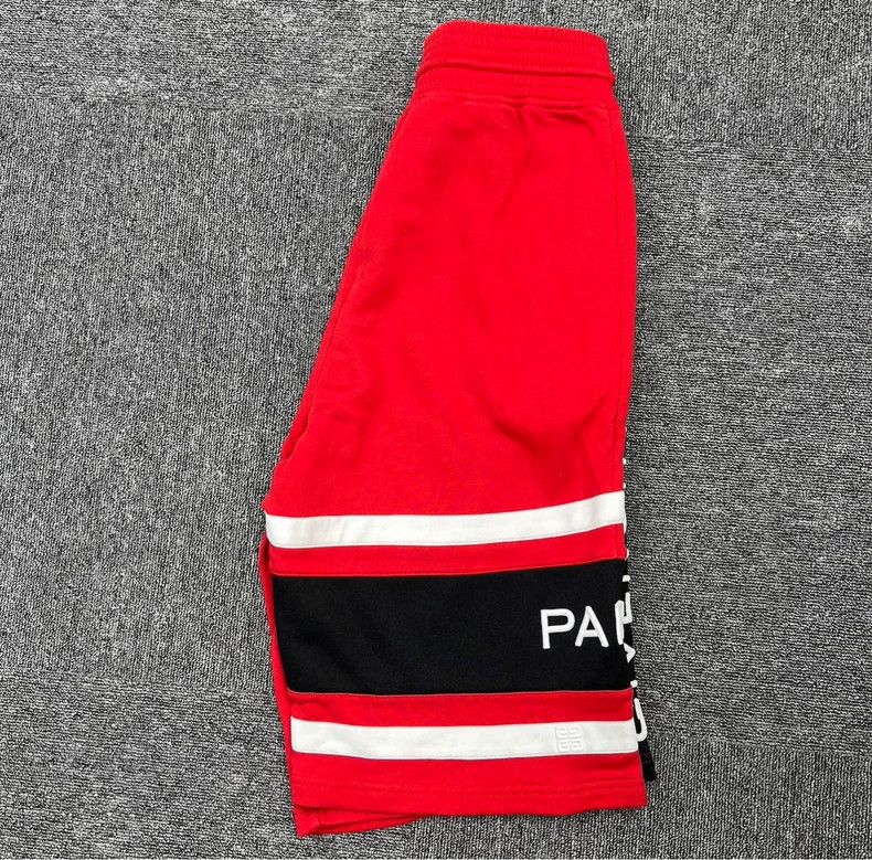 Givenchy Givenchy Logo Embroidered Red Shorts Size US 26 / EU 42 - 2 Thumbnail