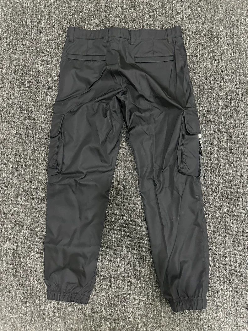 Prada Prada Black Nylon Cargo Pants Size US 34 / EU 50 - 2 Thumbnail