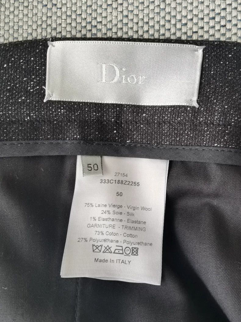 Dior Dior Homme Wool Silk Blend Trousers Size US 34 / EU 50 - 7 Thumbnail