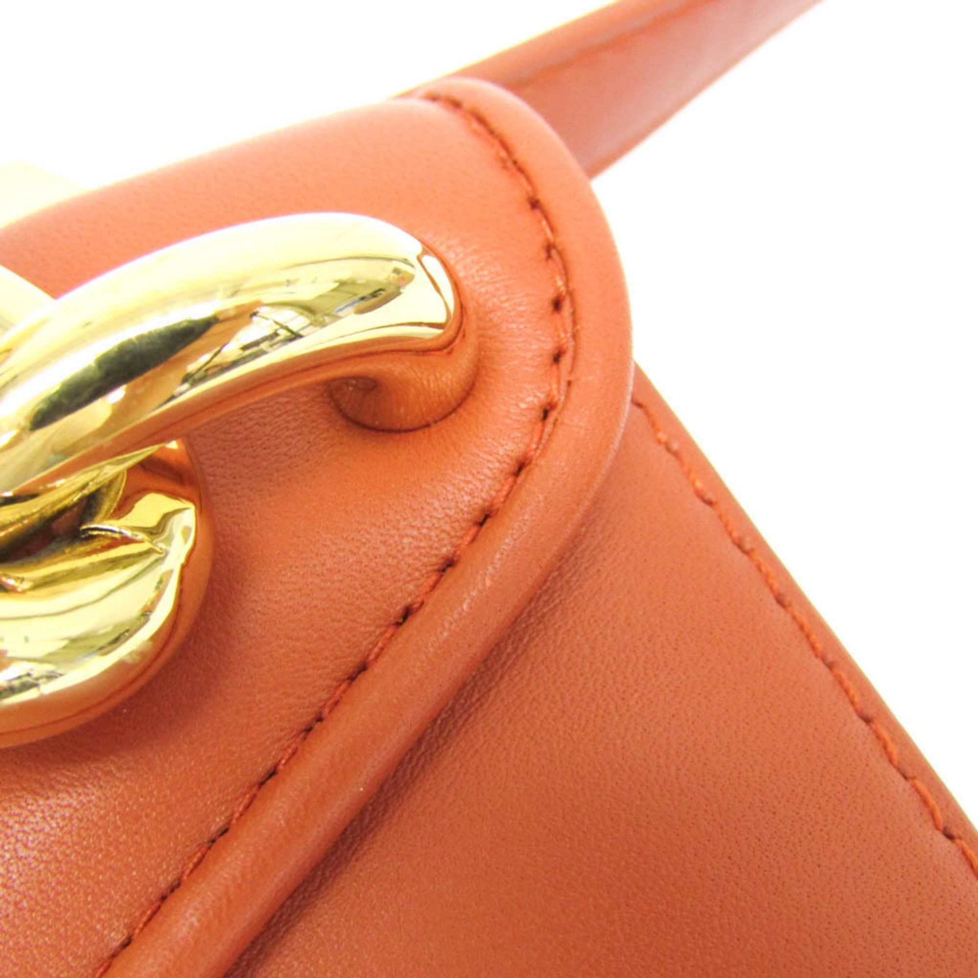 Bottega Veneta Bottega Veneta Mount Chain Shoulder Bag Women's Leather Handbag,Shoulder Bag Orange Size ONE SIZE - 12 Thumbnail