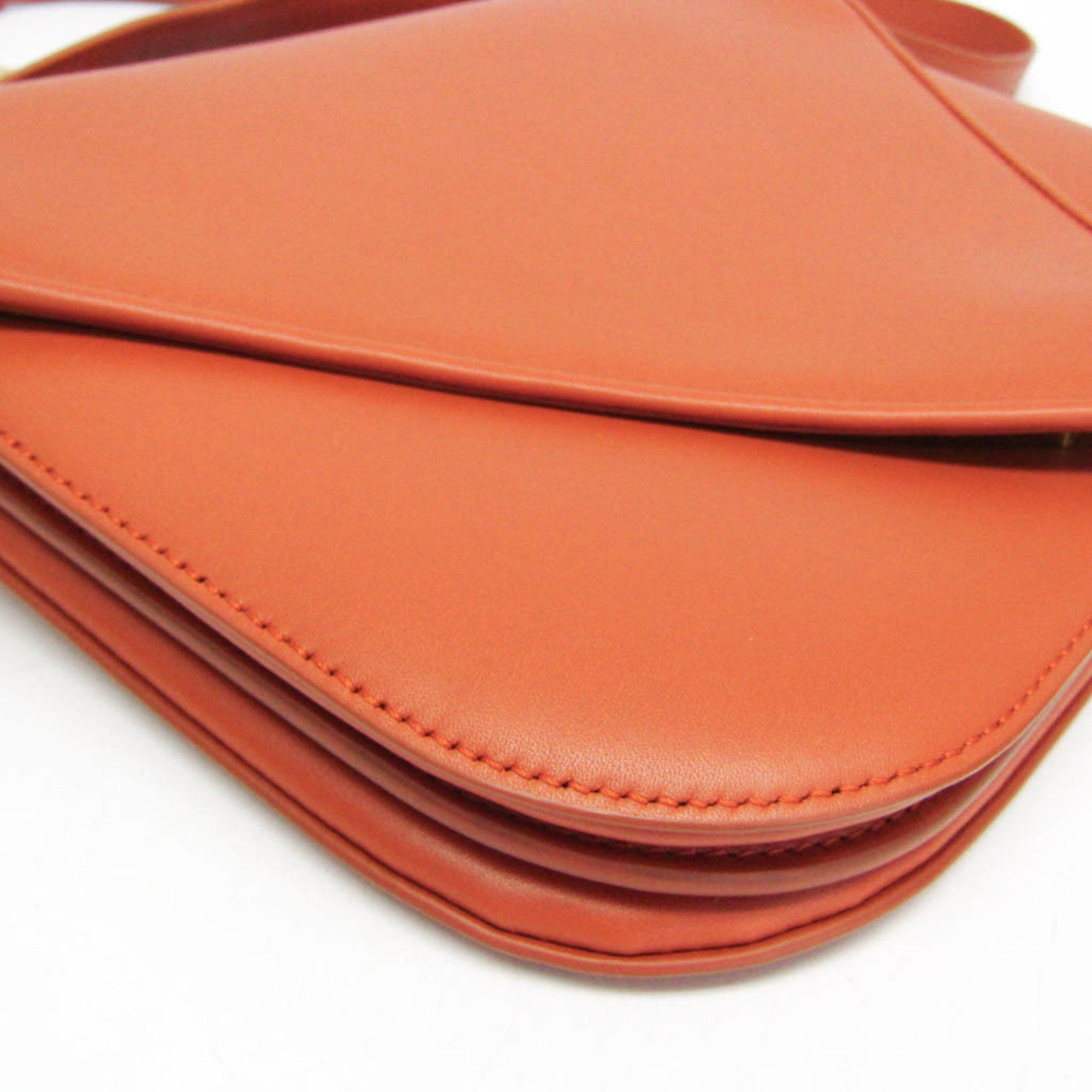 Bottega Veneta Bottega Veneta Mount Chain Shoulder Bag Women's Leather Handbag,Shoulder Bag Orange Size ONE SIZE - 6 Thumbnail