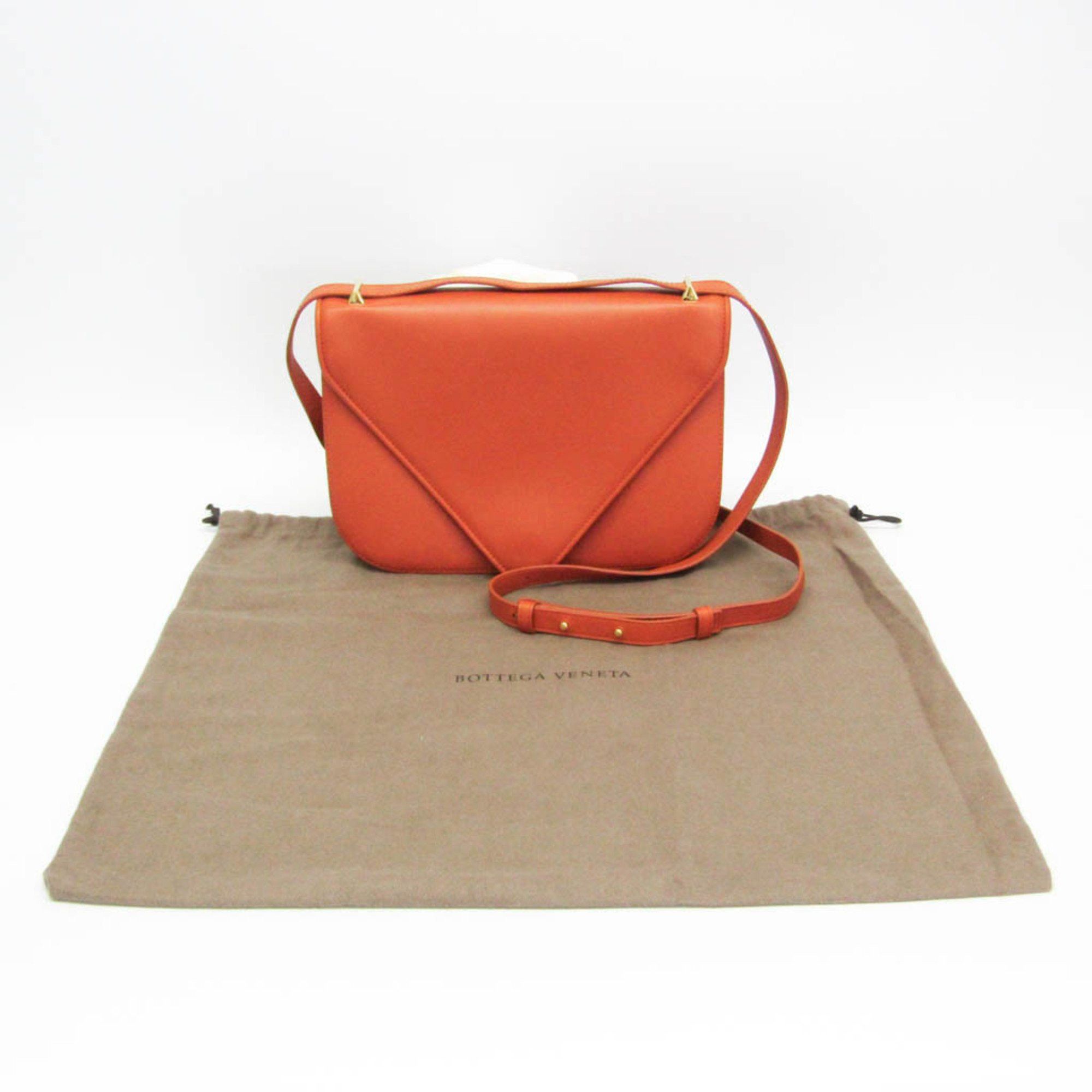 Bottega Veneta Bottega Veneta Mount Chain Shoulder Bag Women's Leather Handbag,Shoulder Bag Orange Size ONE SIZE - 2 Thumbnail