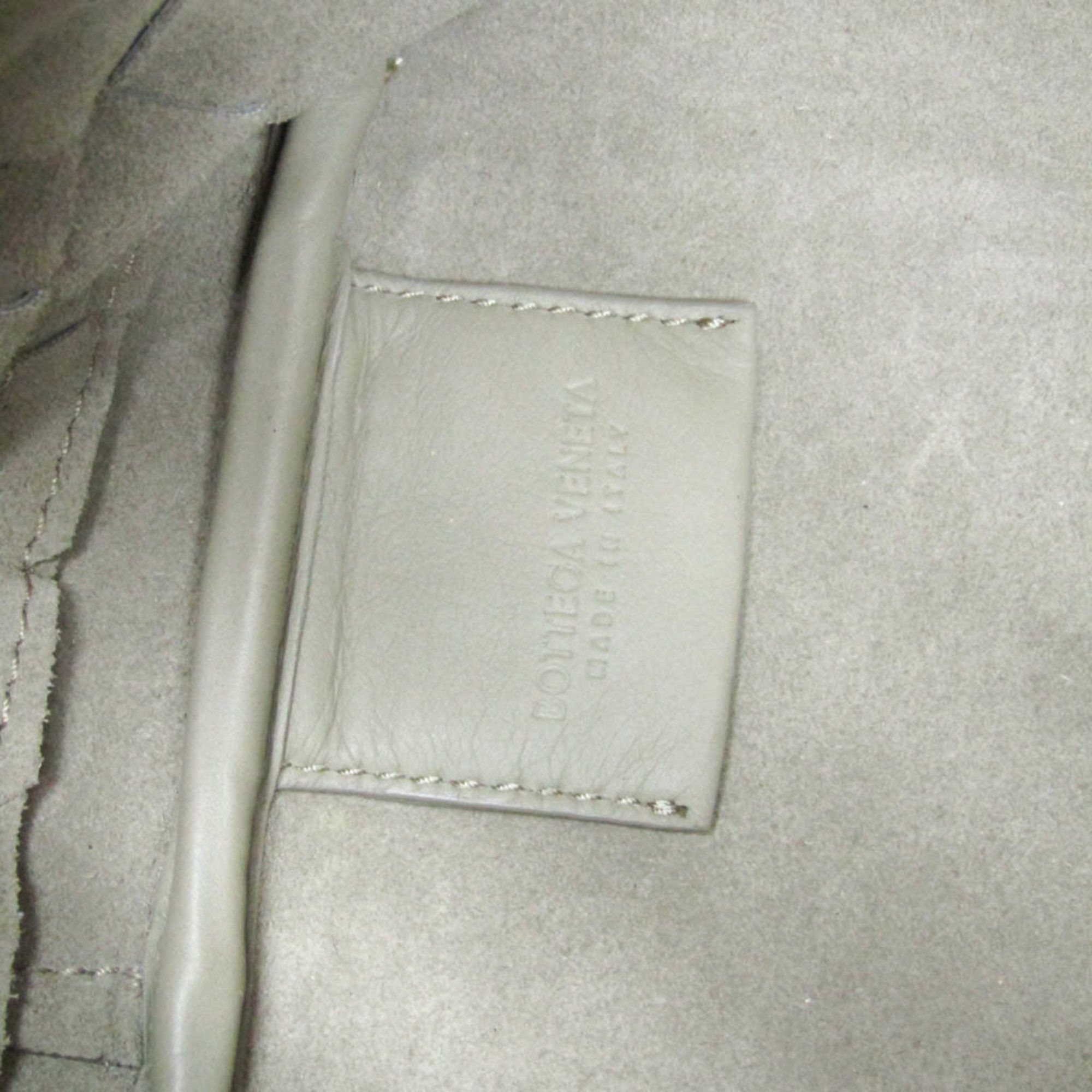 Bottega Veneta Bottega Veneta Intrecciato Big Zipper Tote Bag Men,Women Leather Tote Bag Light Green Size ONE SIZE - 14 Thumbnail