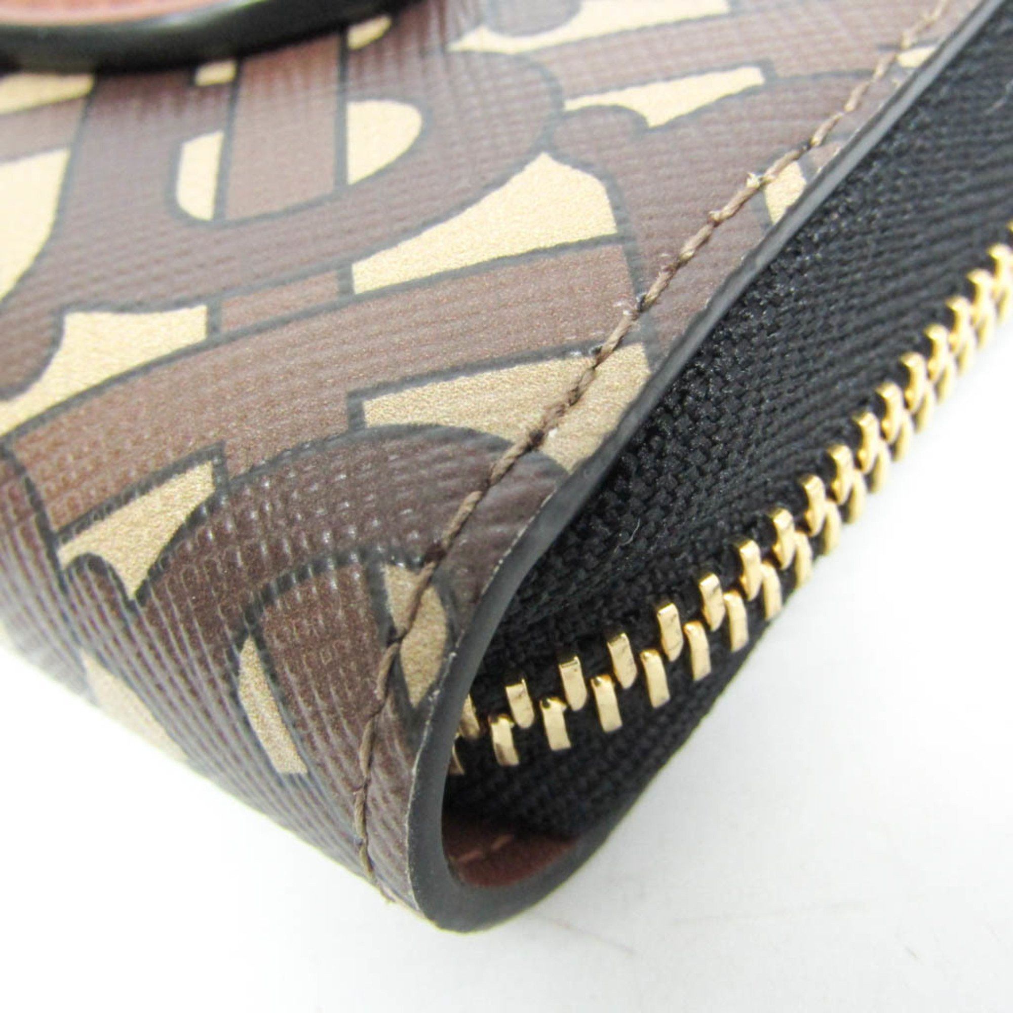 Burberry Burberry TB Monogram 8023035 Men,Women PVC Clutch Bag Brown Size ONE SIZE - 5 Thumbnail